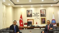Ağrı Cumhuriyet Başsavcısı Mehdi Can Başkan Karadoğan’a hayırlı olsun ziyareti