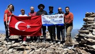 Ağrı’lı 10 dağcı, 3433 rakımlı Kösedağ Dağı’na tırmanış yaptı.