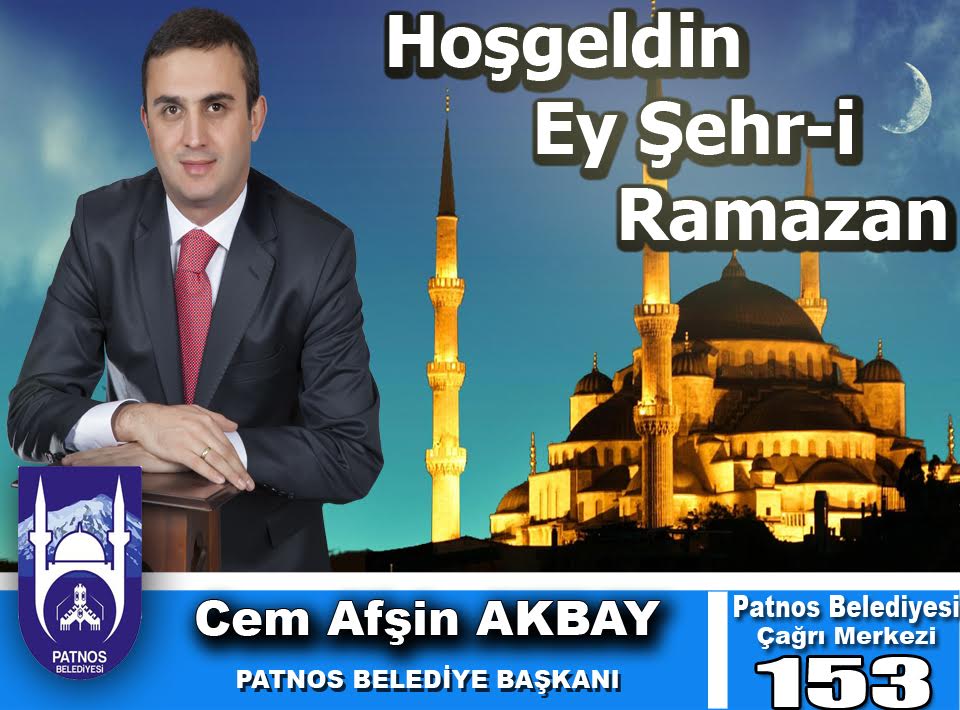 Patnos Belediye Başkanı Akbay’dan Ramazan Mesajı