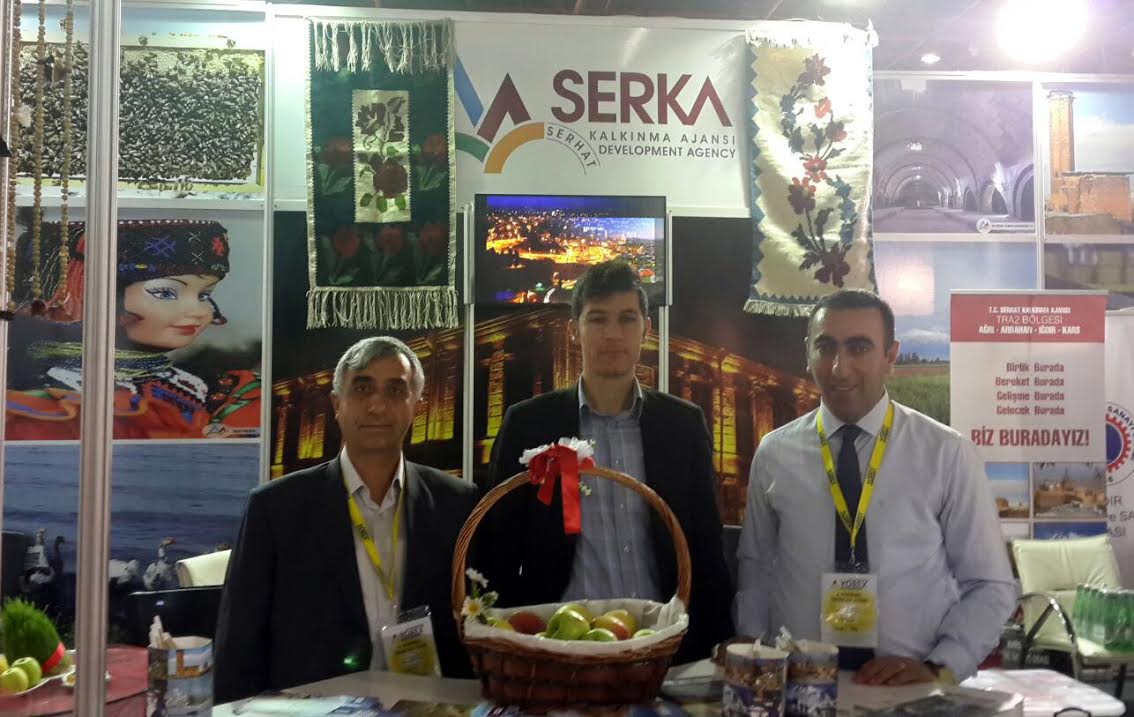 SERKA, bölgenin yöresel ürünlerini YÖREX fuarında tanıttı