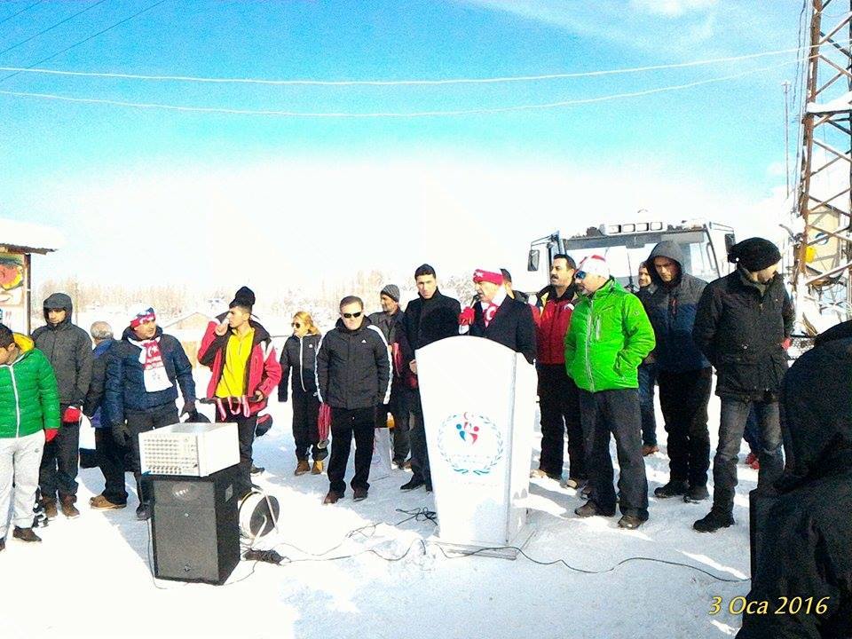 Ağrı’da “Kayak Alp Disiplini İl Birinciliği”