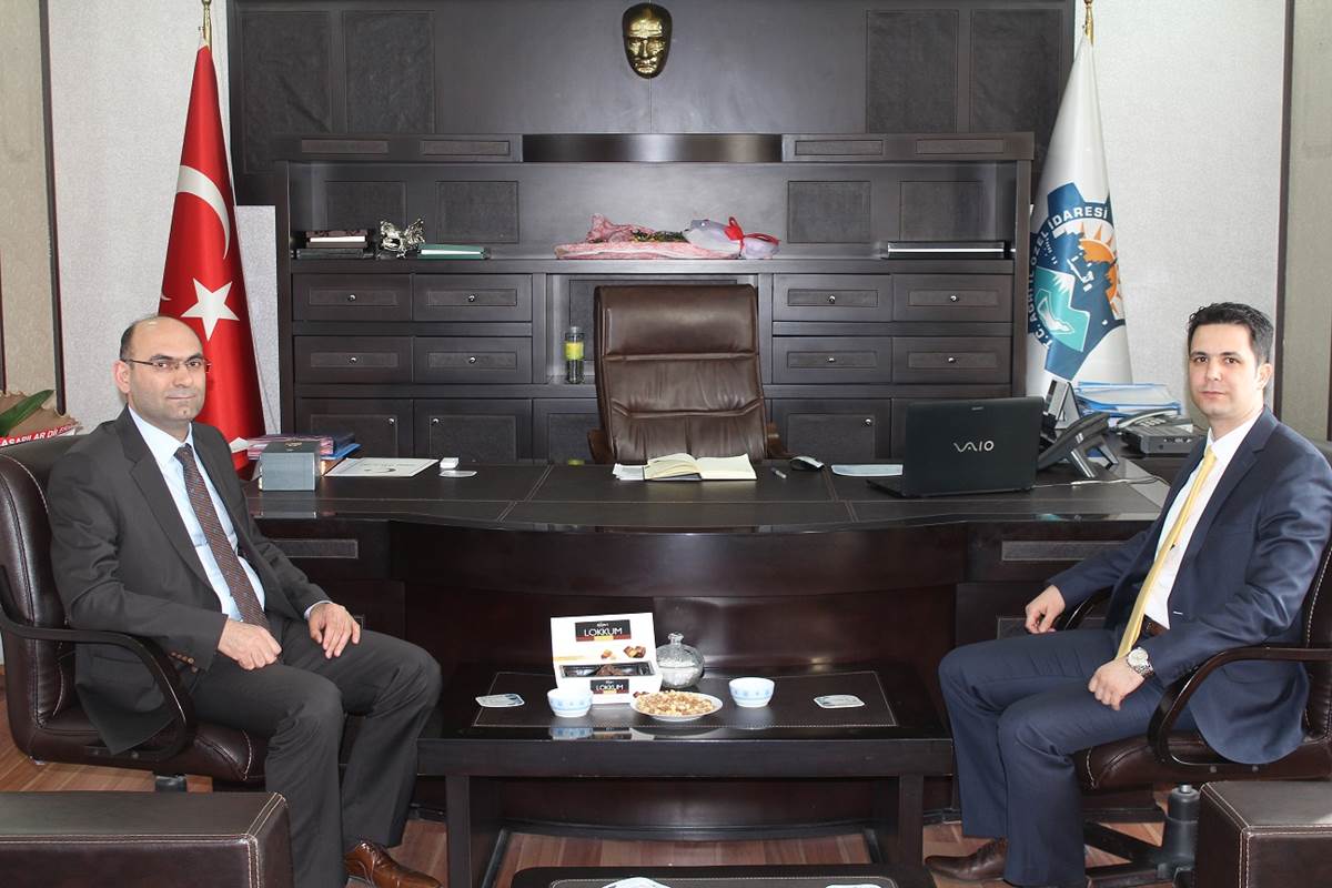 Ağrı Cumhuriyet Başsavcısı Sönmez, Erhan Tenekeci’yi ziyaret etti.