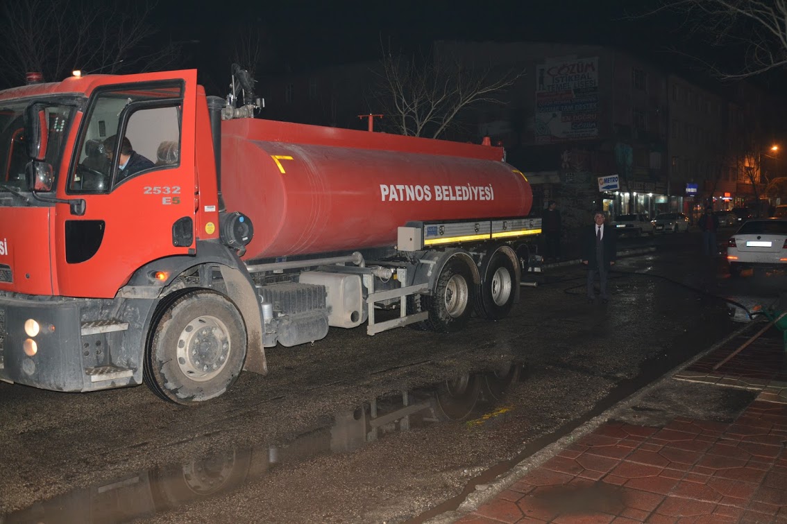 Patnos’ta Cadde ve Sokaklar yıkandı