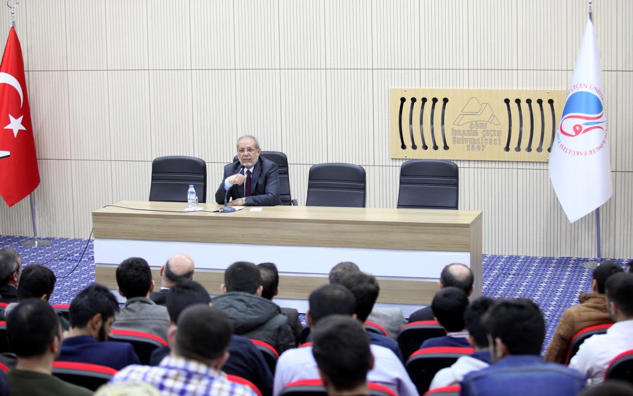 Ağrı İbrahim Çeçen Üniversitesinde ‘Hasbi hal’ konferansı