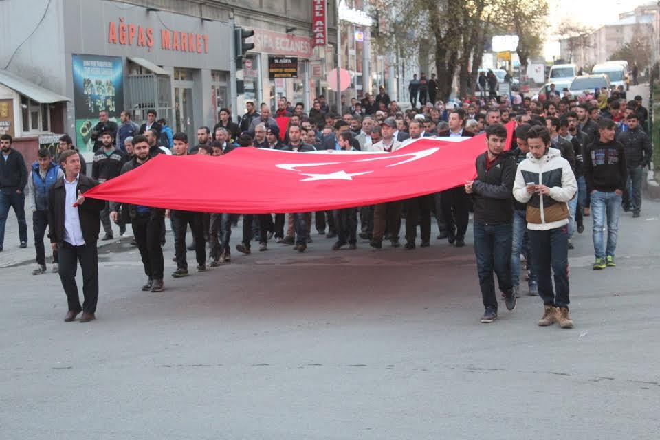 AĞRI’DA 57.ALAY VEFA YÜRÜYÜŞÜ