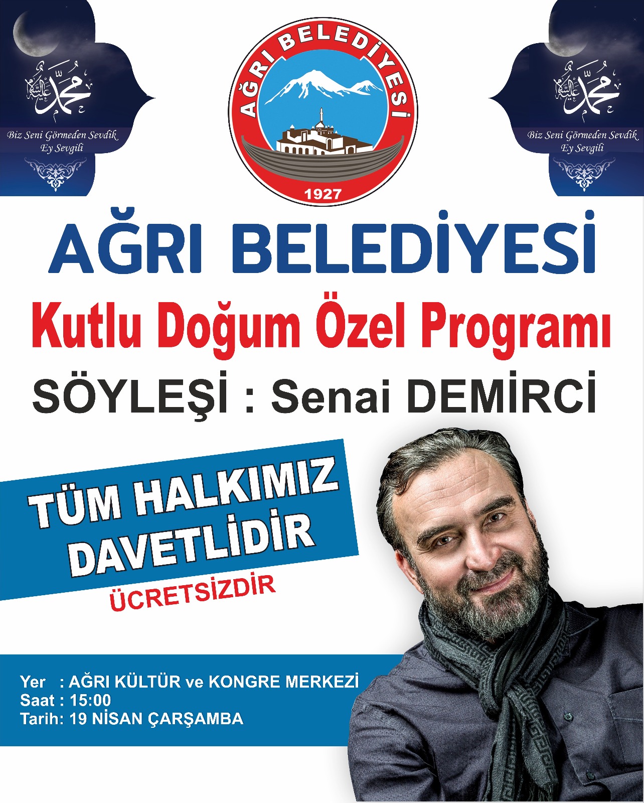 Ağrı Belediyesinden  Halkımıza Senai Demirci Söyleşisi 