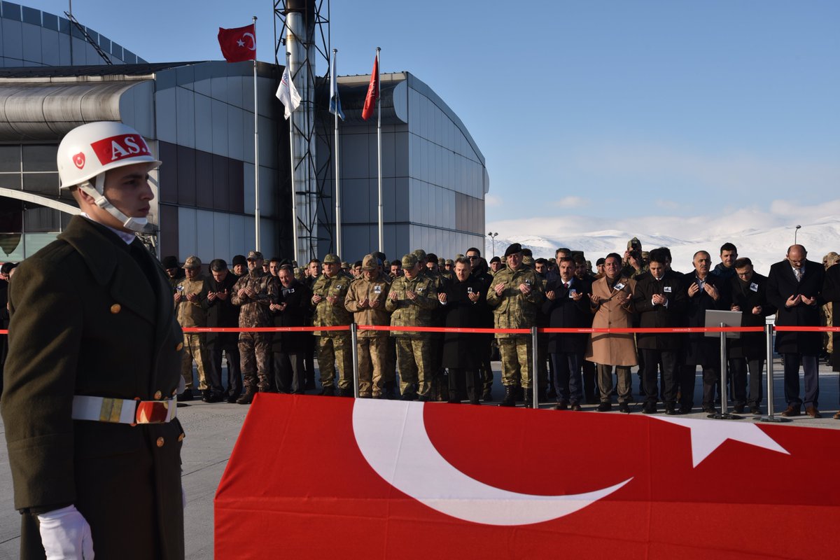 Ağrı Şehidini Son Yolculuğuna Dualarla Uğurladı