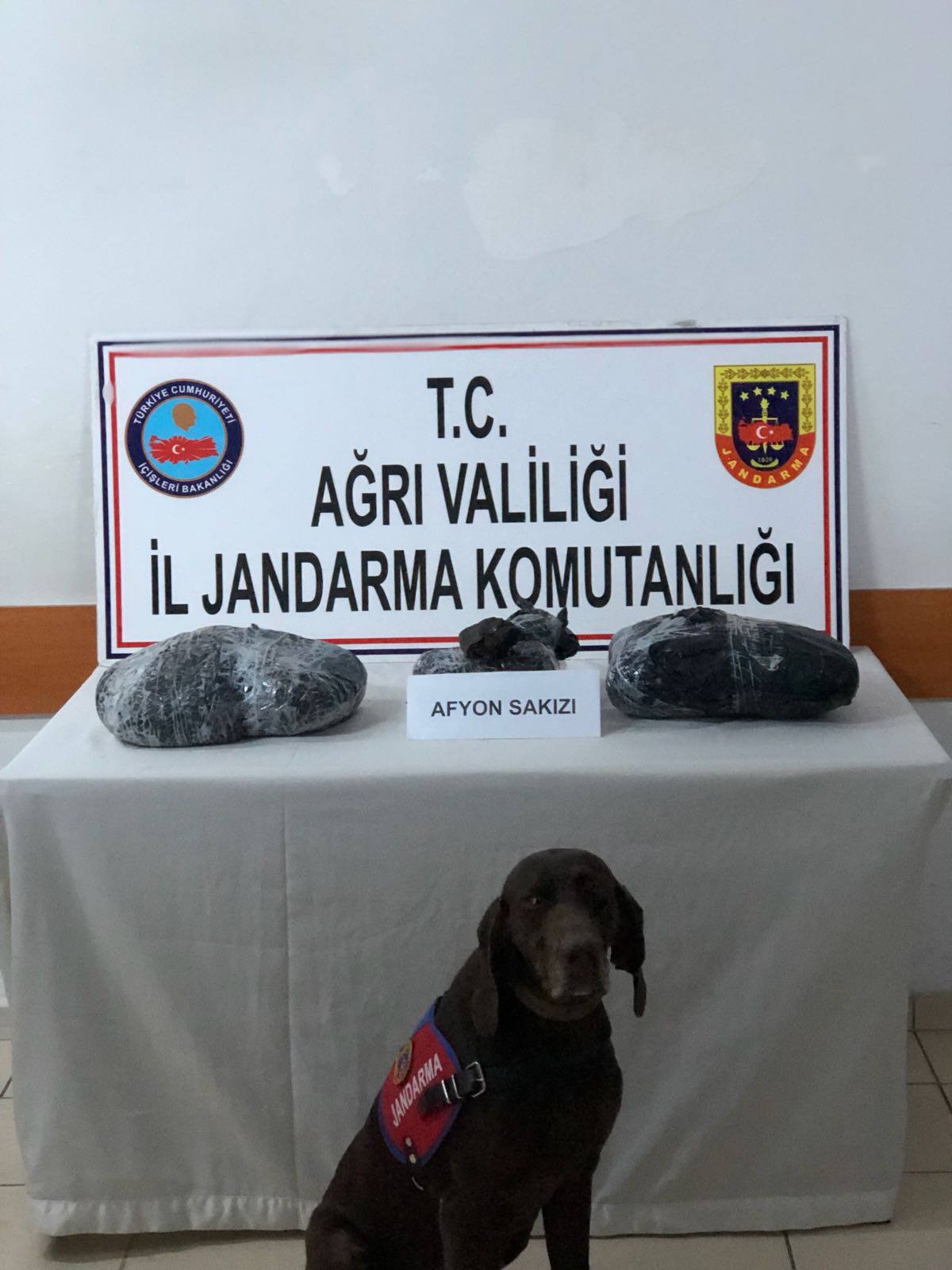 Doğubayazıt ilçesinde 20 kg afyon sakızı ele geçirildi