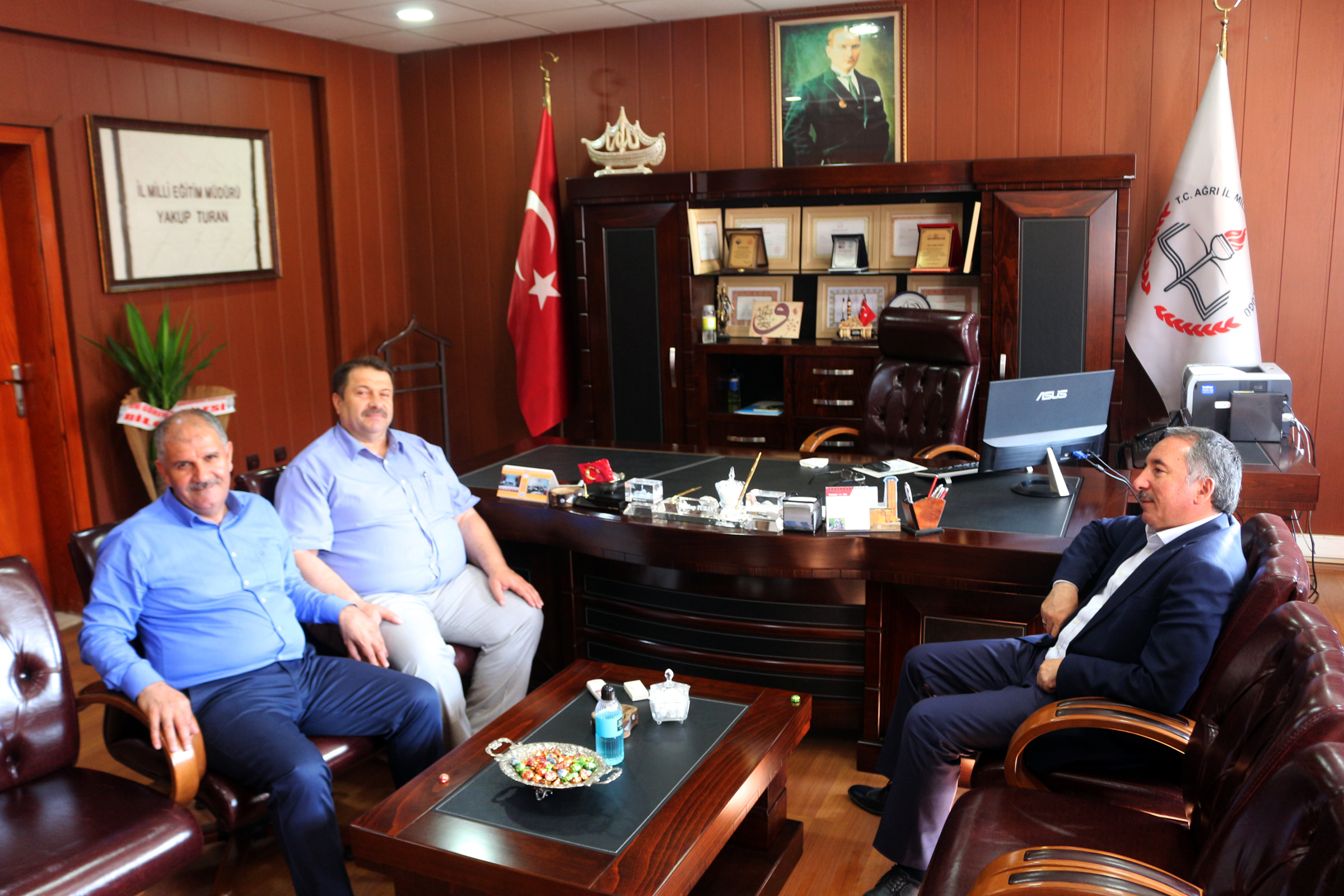 Rektör Karabulut’tan Milli Eğitim Müdürü Turan’a ziyaret