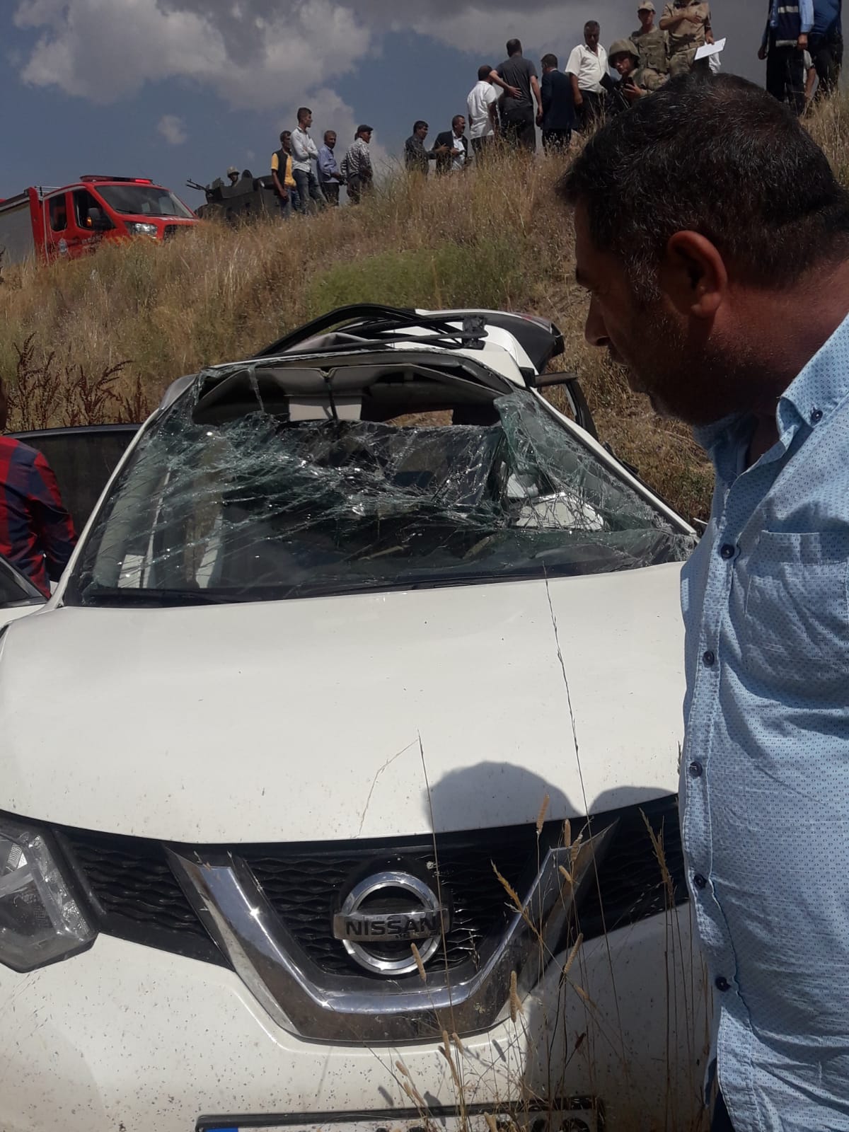 Akparti Ağrı İl başkan yardımcısı İsmet Taşdemir trafik kazası geçirdi