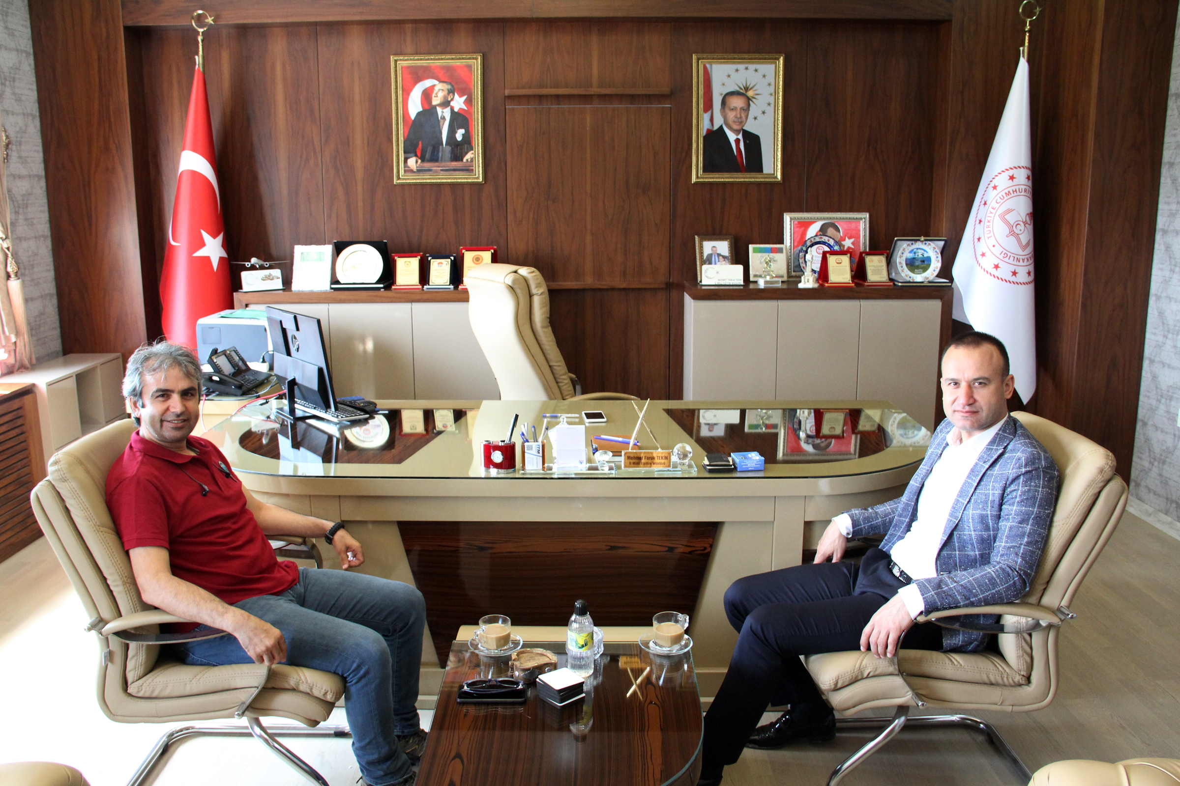 Kırıkkale Milli Eğitim Müdürü Tüfekçi’den, Ağrı Milli Eğitim Müdürü Tekin’e ziyaret