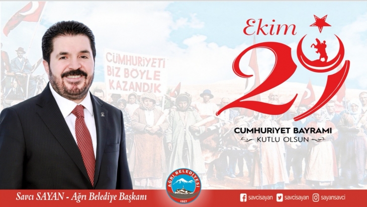 Başkan Sayan’ın 29 Ekim Cumhuriyet Bayramı Mesajı