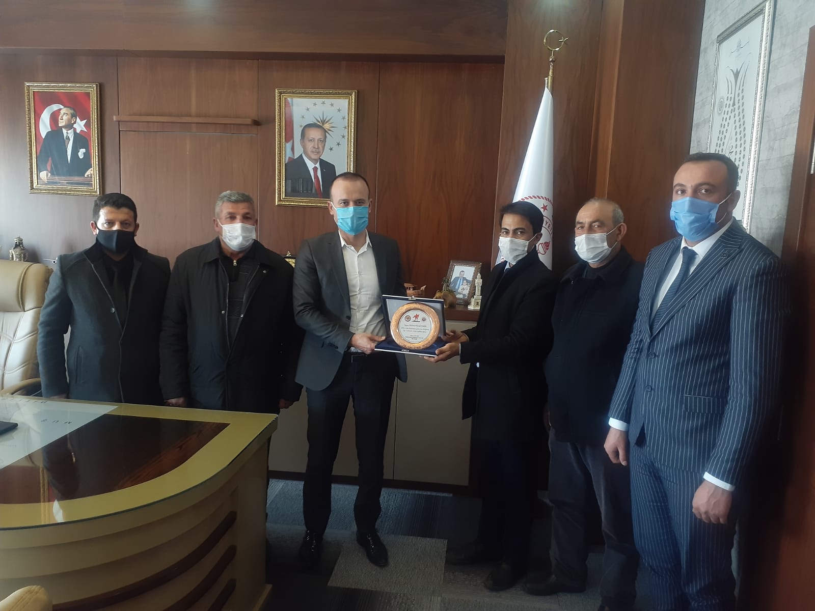 Anadolu Ölümsüz Kahramanlar Federasyonu Genel Başkanı Çelebi’den, Ağrı Milli Eğitim Müdürü Tekin’e ziyaret
