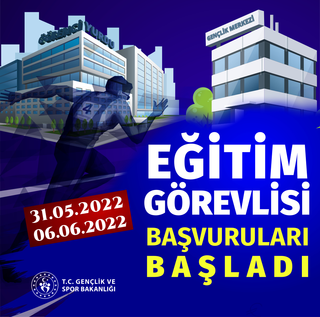 GENÇLİK SPORDA EĞİTİM GÖREVLİSİ BAŞVURULARI BAŞLADI